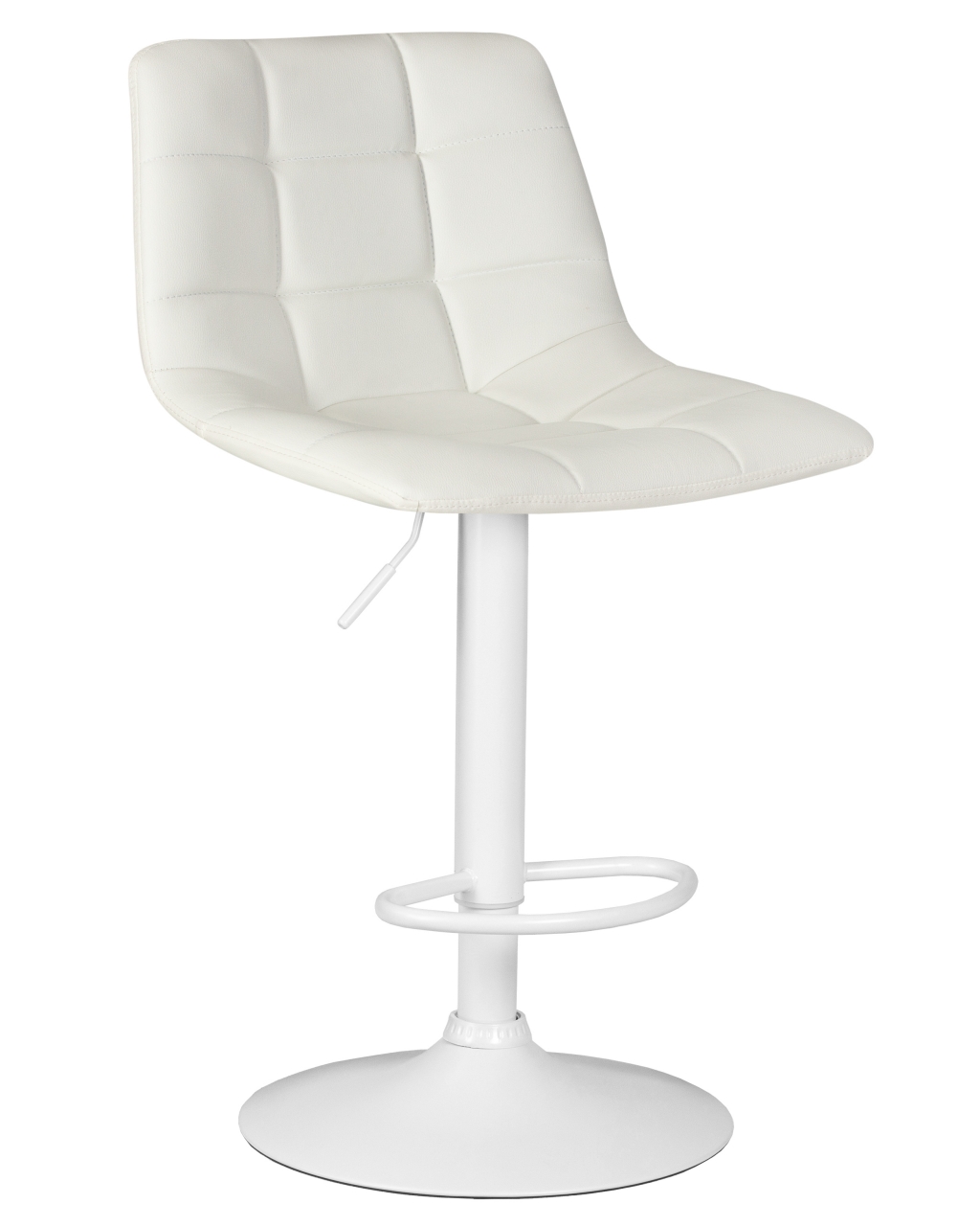 Стул барный DOBRIN TAILOR WHITE (белый PU) 2 шт