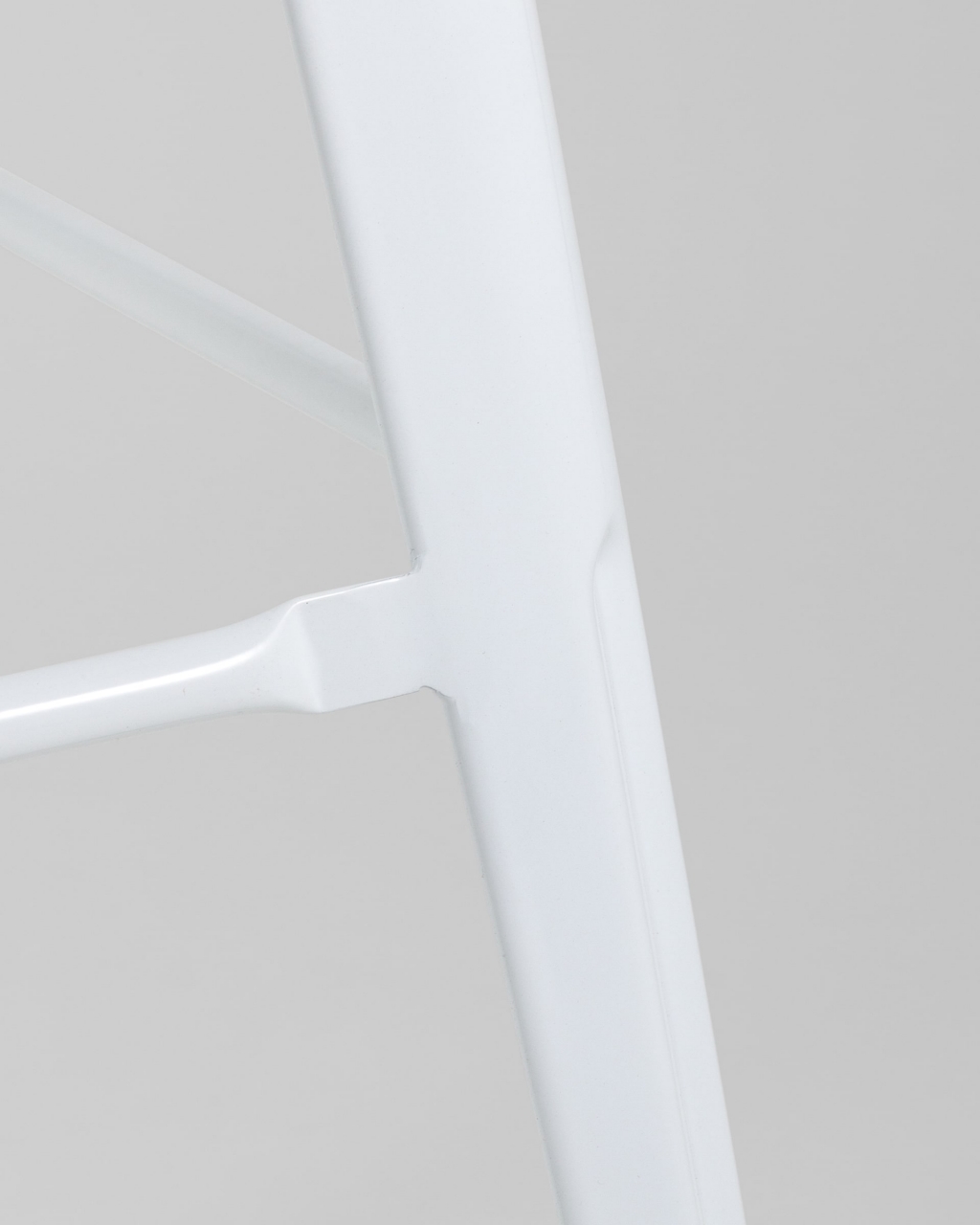 Стул барный TOLIX WOOD Белый глянцевый