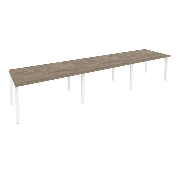 Стол переговорный (3 столешницы) ONIX O.MP-PRG-3.3 Тиквуд Темный/Белый