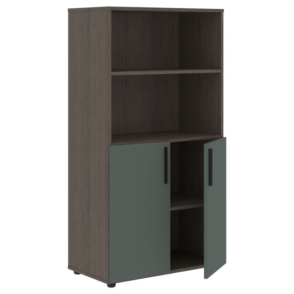 Шкаф с 1 комплектом глухих малых дверей VELION VMCS 80.5 Нефрит Дуб