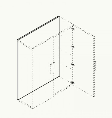 Задняя стенка шкафа KYO KY3045 Орех