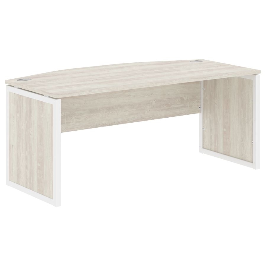 Стол руководителя XTEN-QP XQPET 189 Сосна Эдмонт Белый