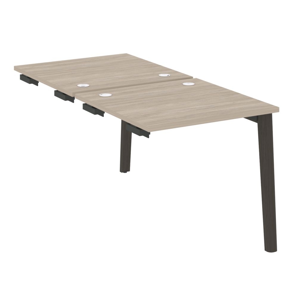 Стол-приставка двойной к опорным элементам ONIX WOOD OW.D.SPR-0.8 Дуб Аттик/Темный