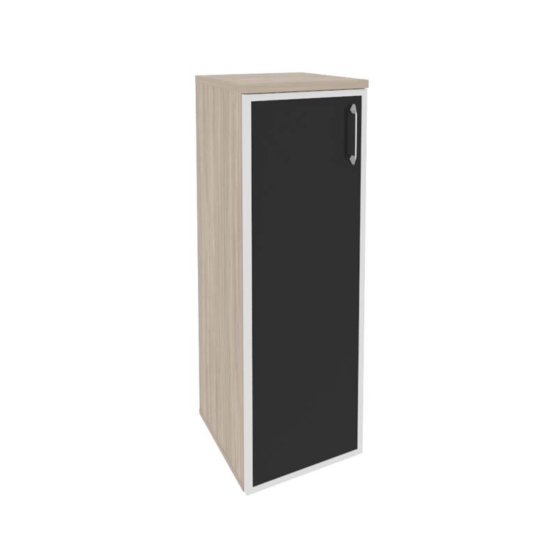 Шкаф средний узкий левый ONIX O.SU-2.4R(L) black Дуб Аттик