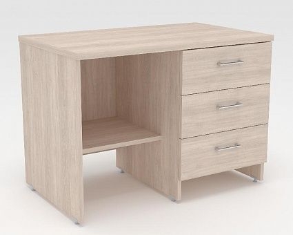 Тумба Греденция Public Comfort C-290-227-217 правая Дуб Сантана светлый