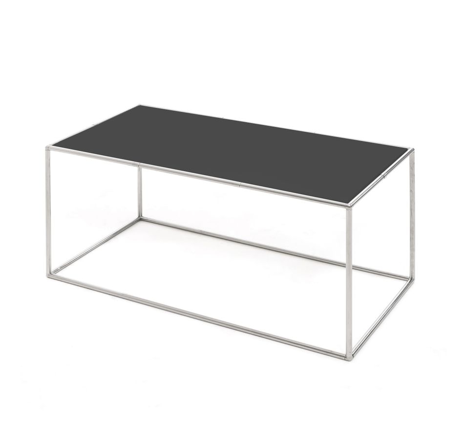 Стол кофейный FESTA 80*40 black chrome Черный Хром