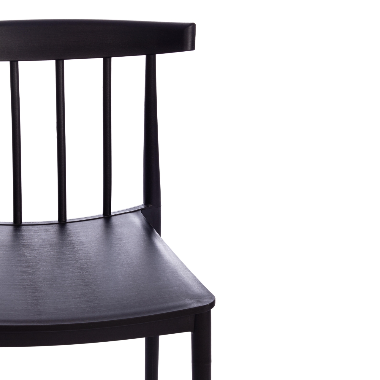 Стул FERMA (mod. 707) пластик, 50 х 51 х 76 см, Black (черный)