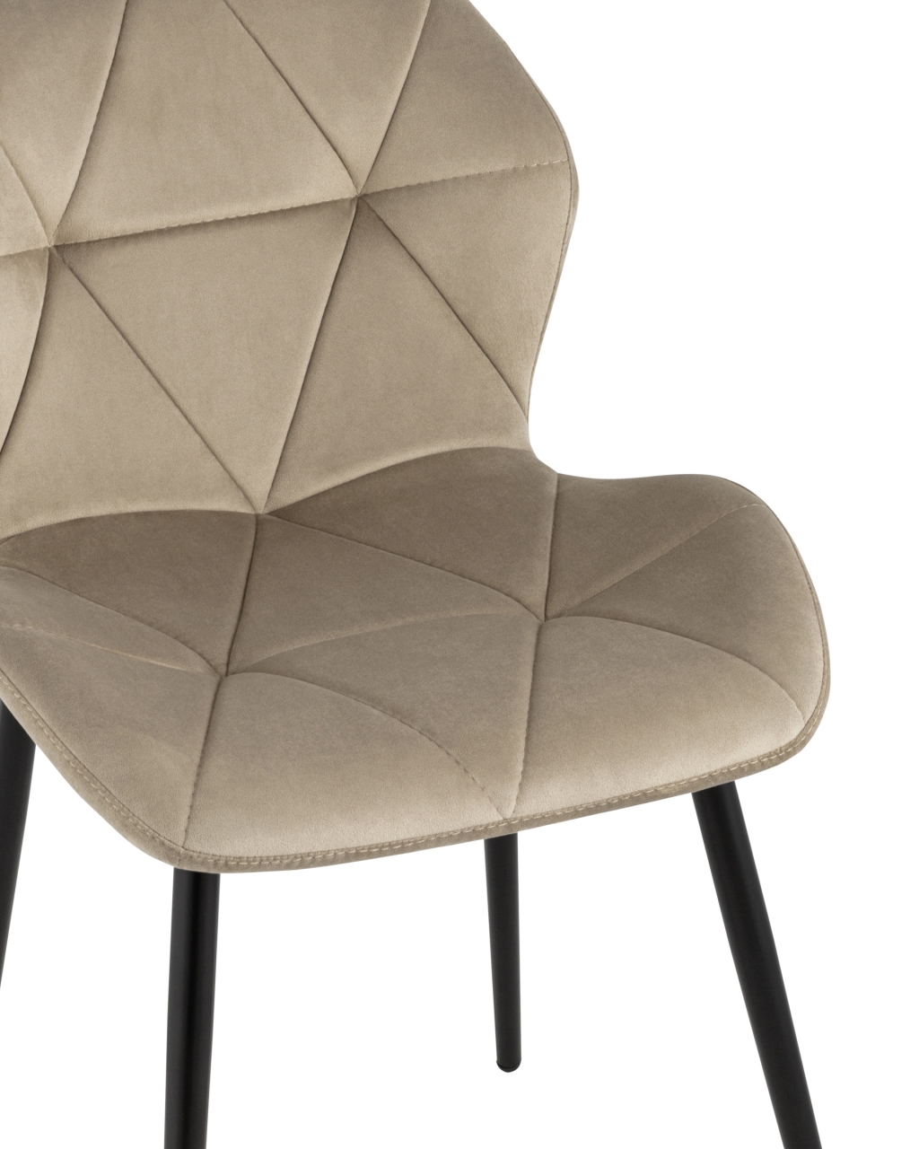 Стул Эдвин велюр капучино 4 шт