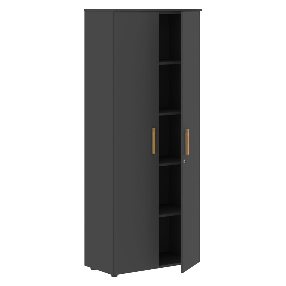 Шкаф с глухими дверьми Forta FHC 80.1(Z) Черный графит