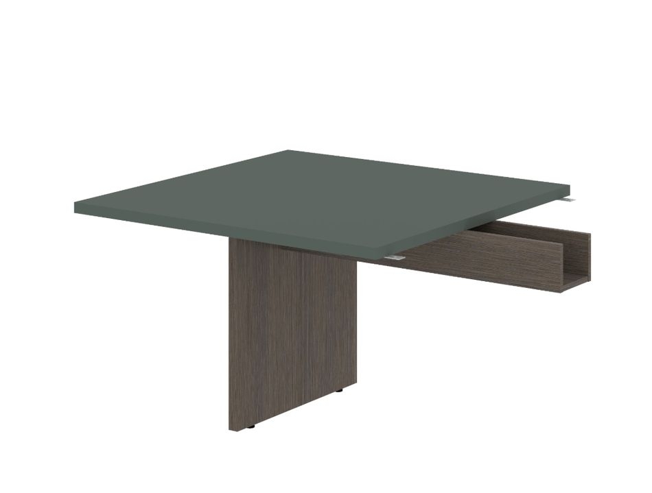 Стол для заседаний приставной VELION VFCT 1212.1 Нефрит Дуб Сильвер