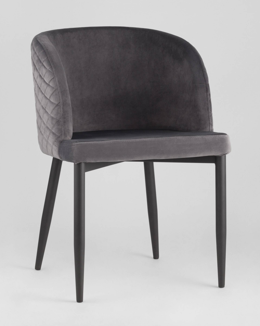 Стул Оскар NEW велюр Серый