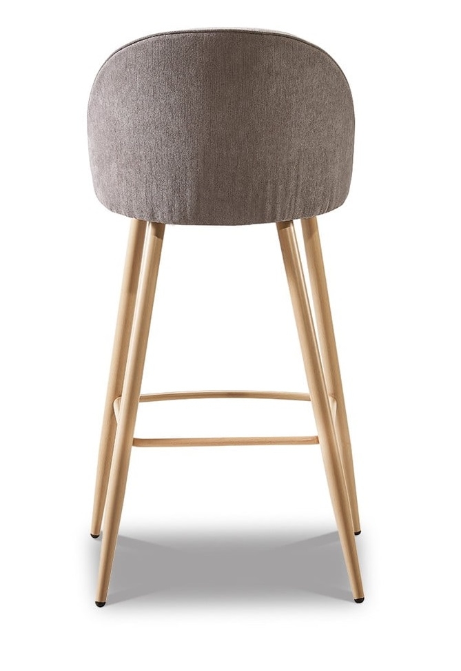 Барный стул Хартон ножки под дерево Бежевый