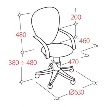 Кресло офисное UA_Prestige 501766 Серый