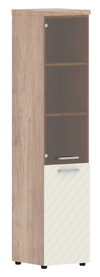 Шкаф колонка комбинированная с топом (левый) Torr LUX TLHC 42.2 L Дуб Каньон Латте