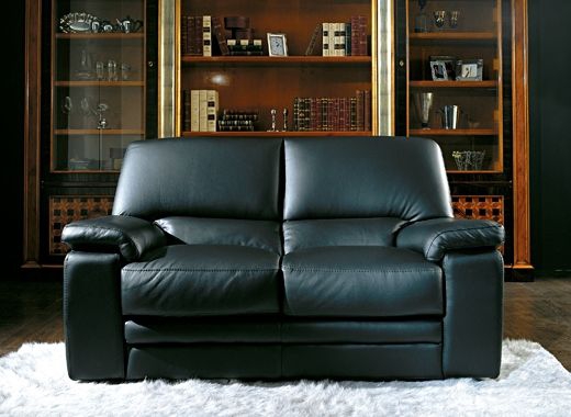 Диван двухместный ELLA 2 Dollaro 501 black Черный