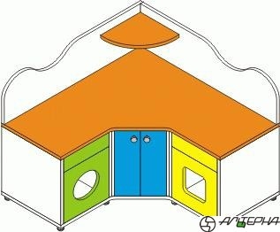 Мебель игровая Кухня Незнайка МИ-1.4-2