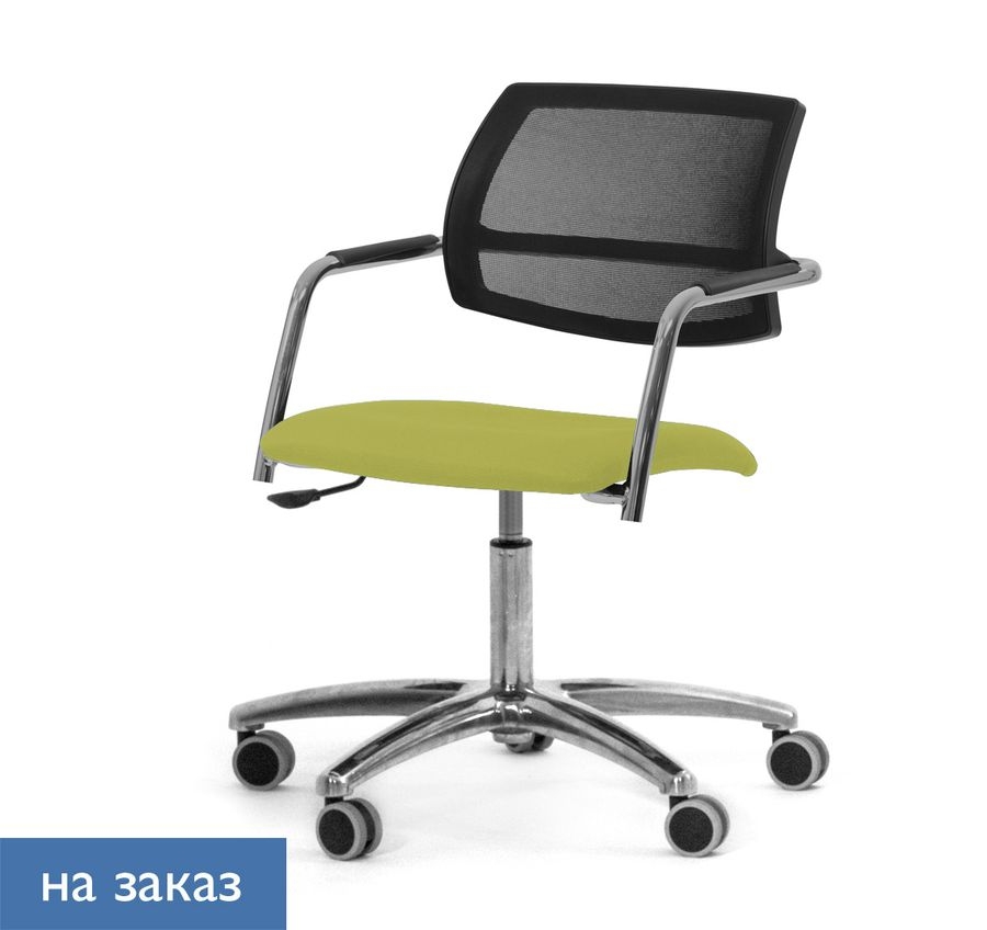 Кресло на крестовине Urban Mesh 5starNew Jade9502 Зеленый Хром