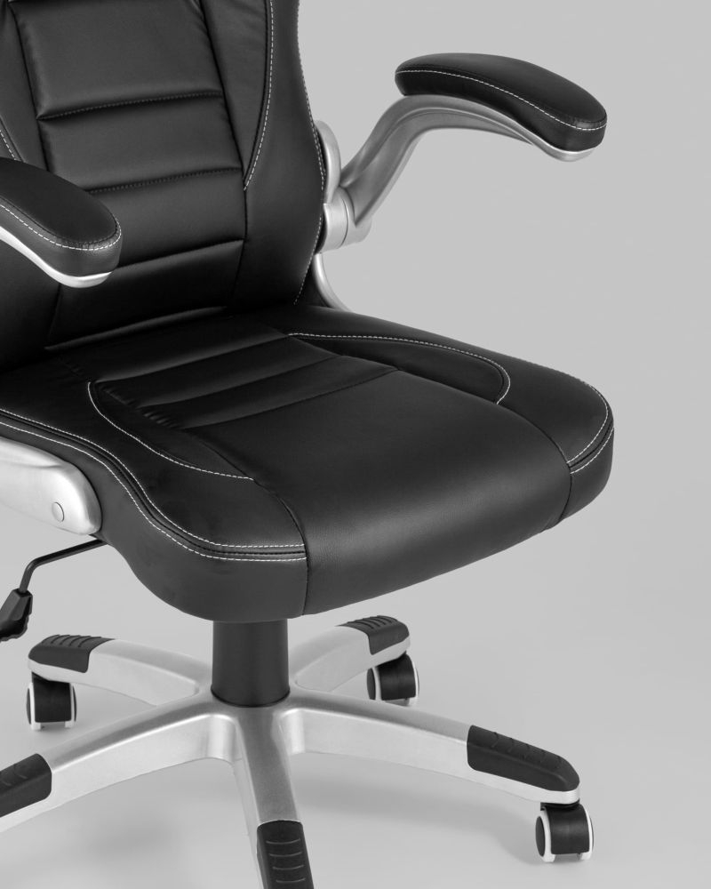 Игровое кресло ТопЧаирс Генесис Черное / TopChairs Genesis