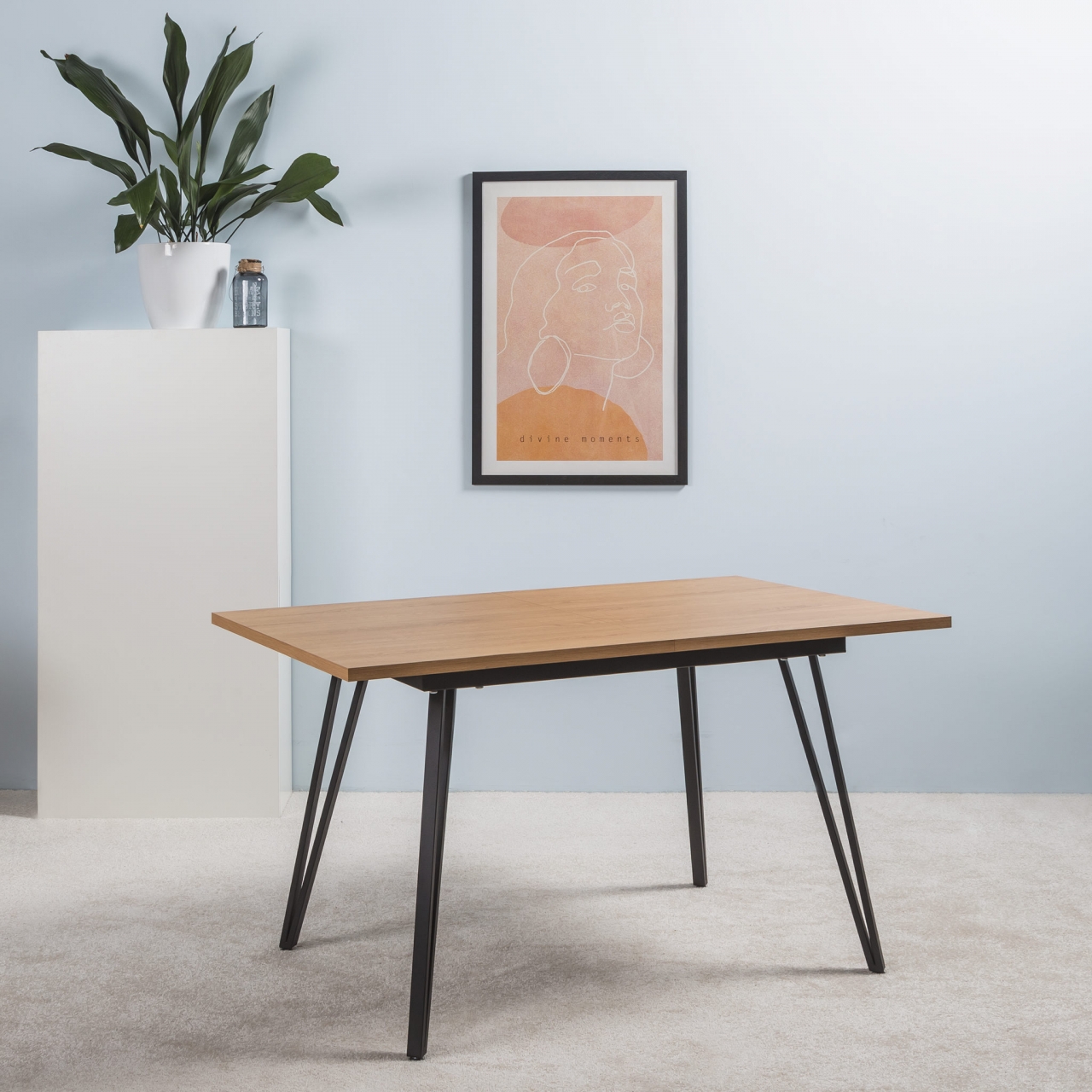 Стол раскладной Диего 140-180 Дуб Корбридж