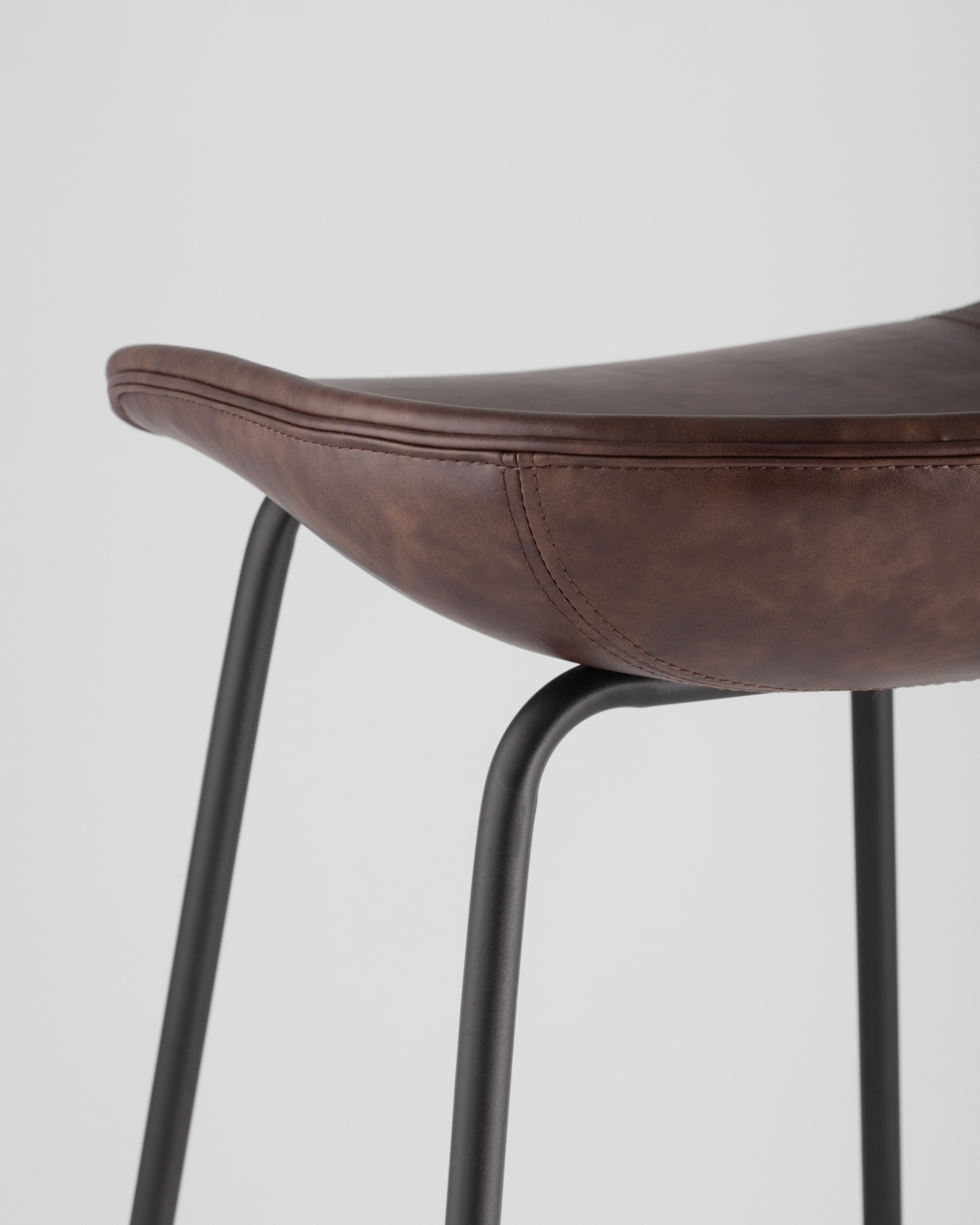 Стул барный Beetle Lite PU Коричневый