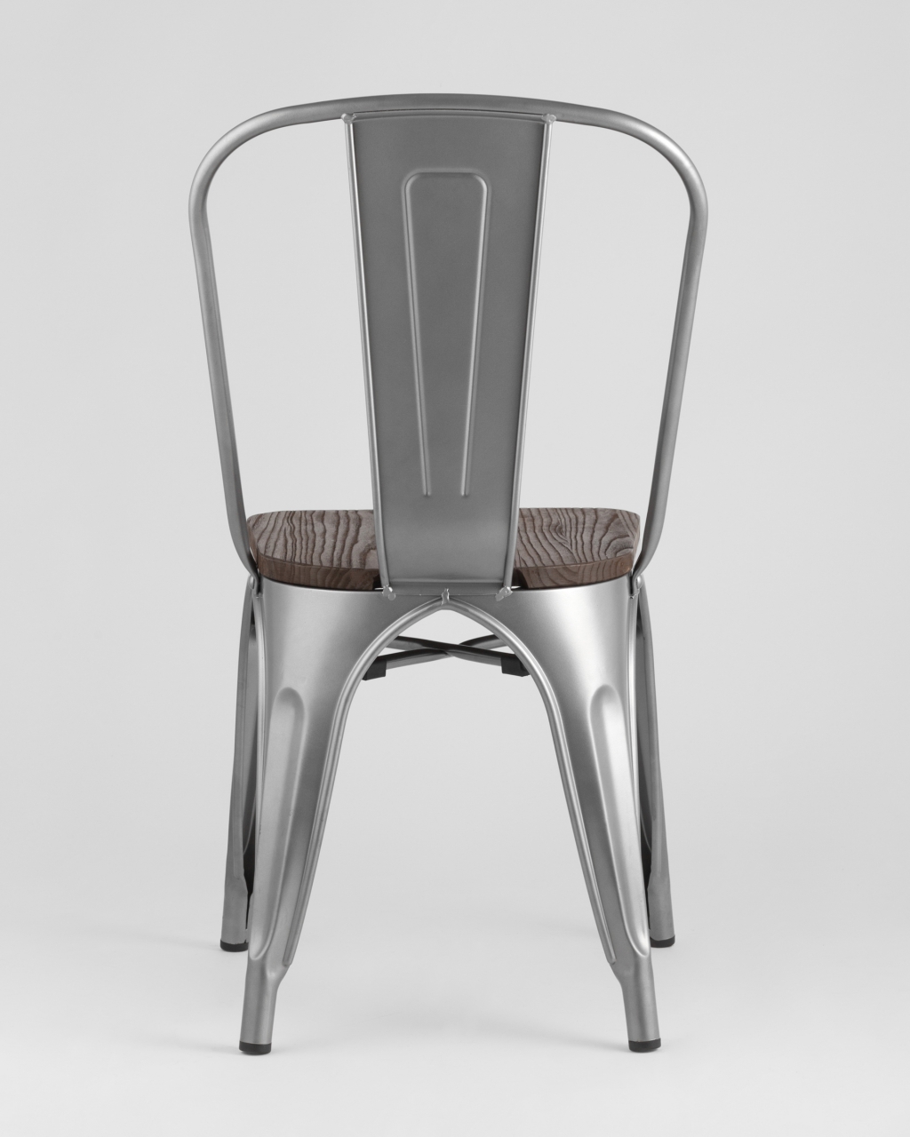 Стул Tolix Wood 850 Серебристый