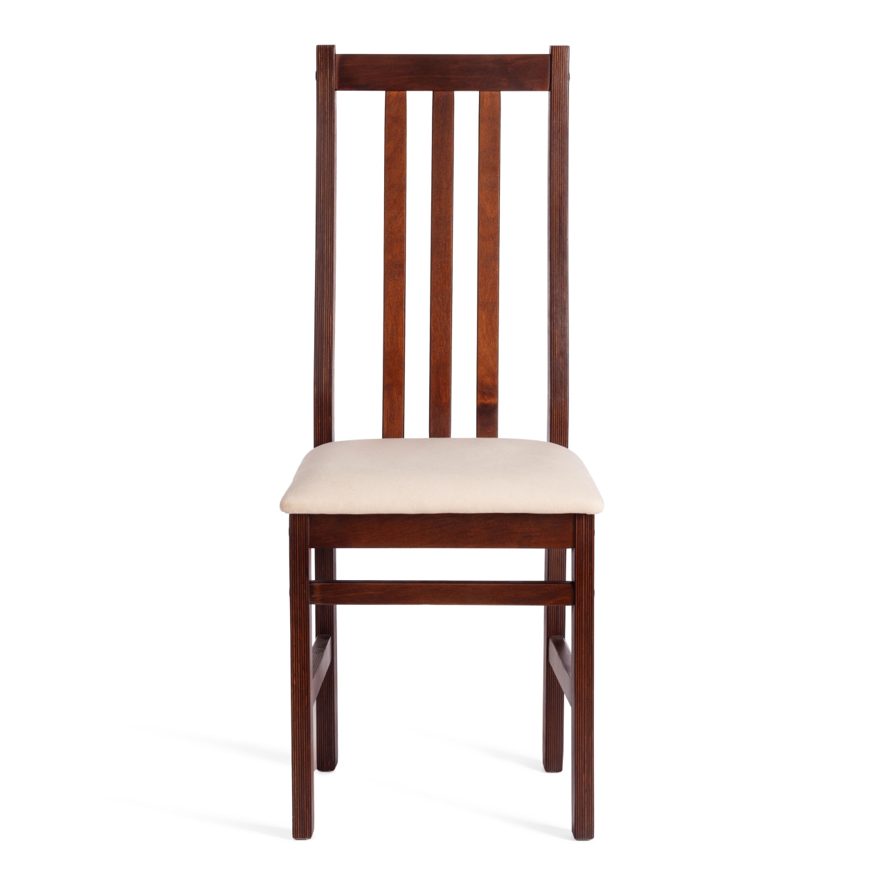 Стул SWEDEN (комплект) NEW, Многослойный березовый шпон, 41х40х99 см, cappuchino/велюр бежевый