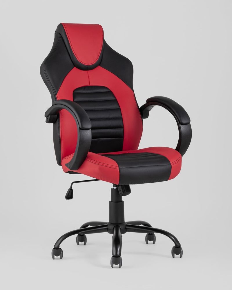 Геймерское кресло TopChairs Racer Midi Красный