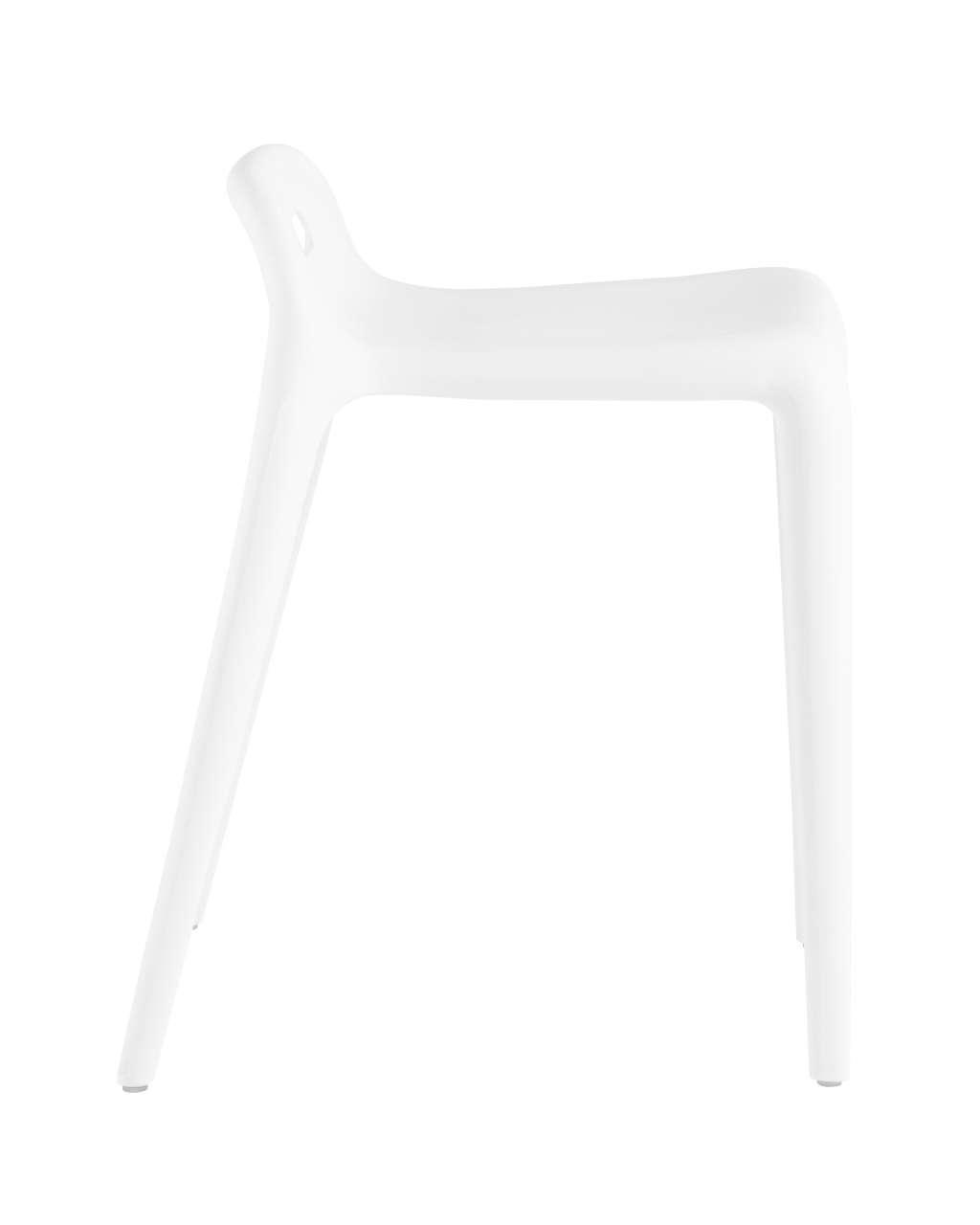 Табурет Sletten пластик Белый