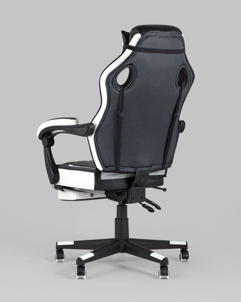 Геймерское кресло TopChairs Virage Черный-белый