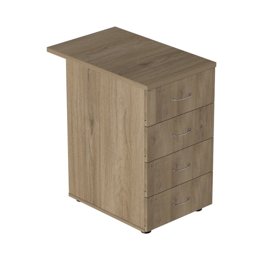 Тумба приставная с замком Р.Т-4.2 ЗЦ Крафт золотой