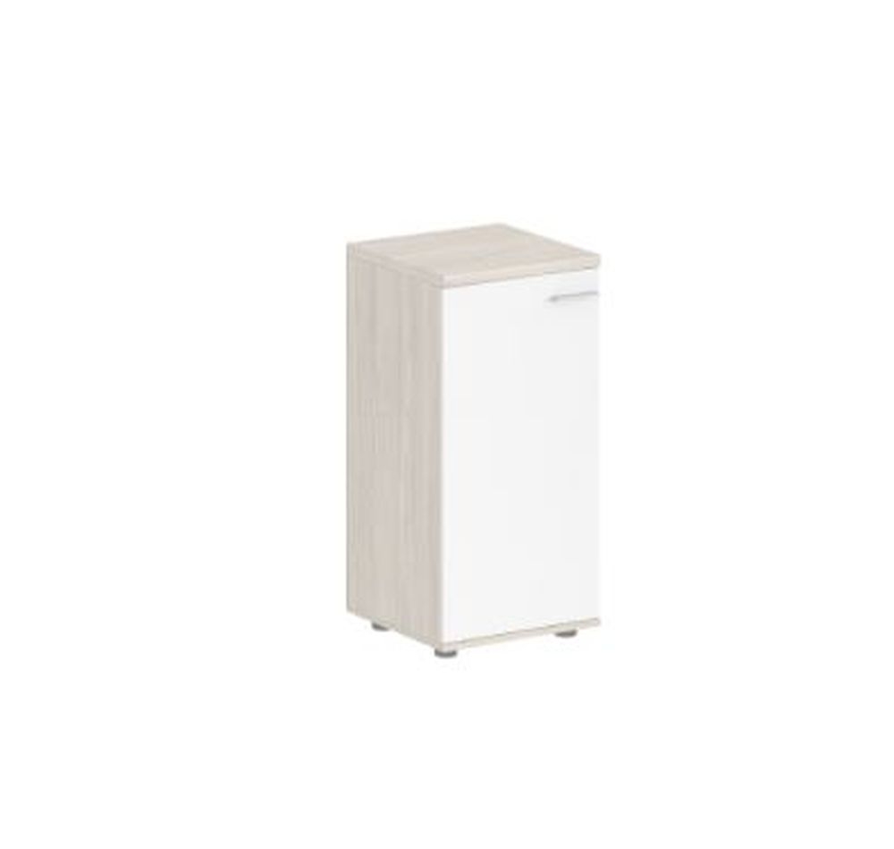 Шкаф низкий левый Sigma SG.816.OL.WH.L Дуб светлый Белый