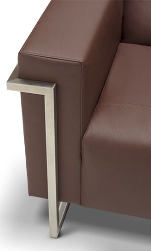 Диван трехместный Детройт 3 Коричневый