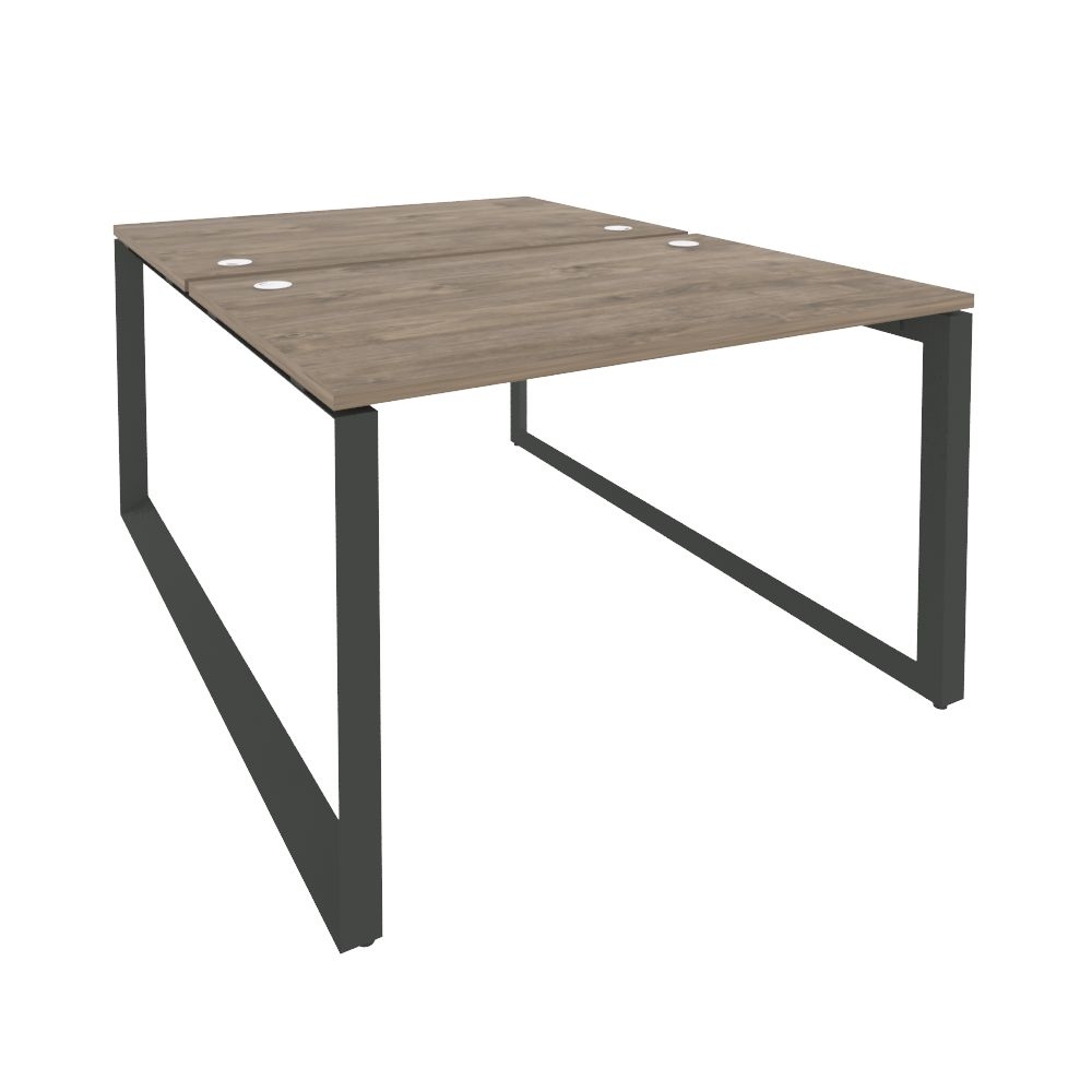 Рабочая станция на О-образном м/к ONIX O.MO-D.RS-2.2.8 Тиквуд Темный/Антрацит