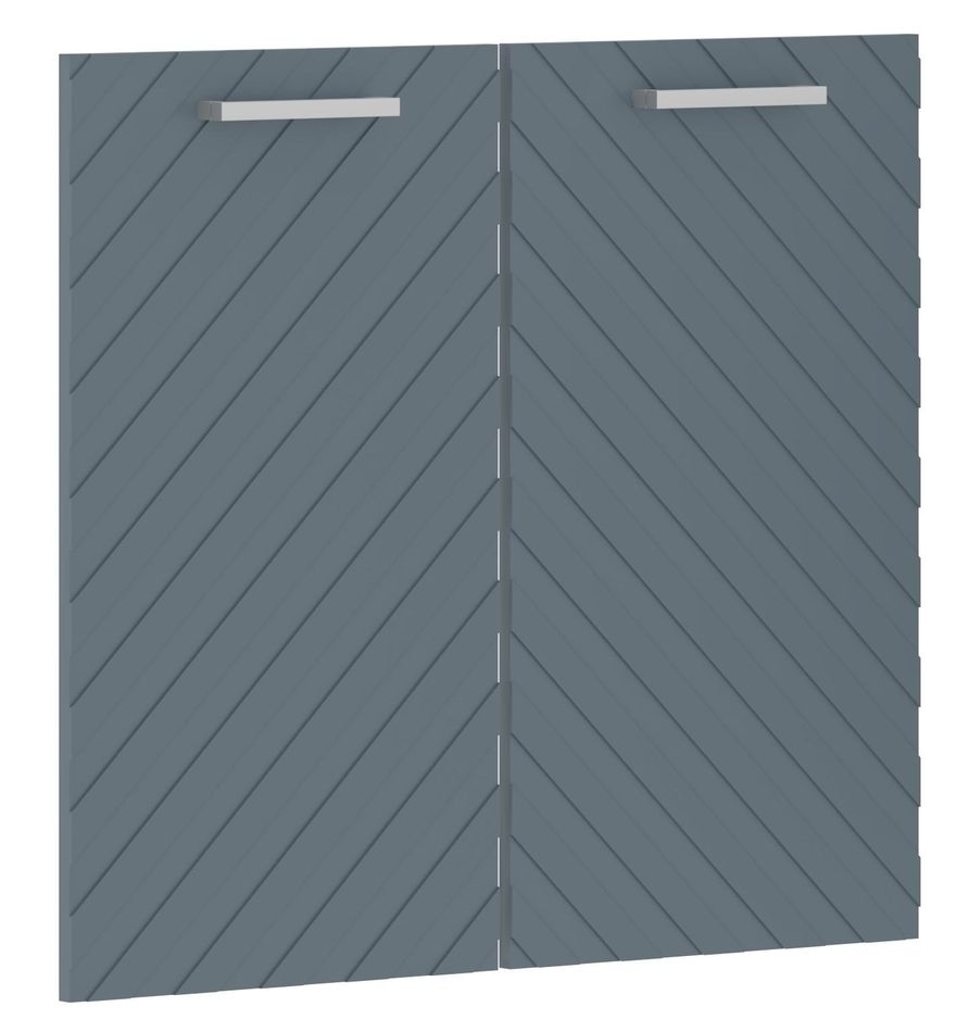 Двери низкие Torr LUX TLLD 42-2 Серо-голубые