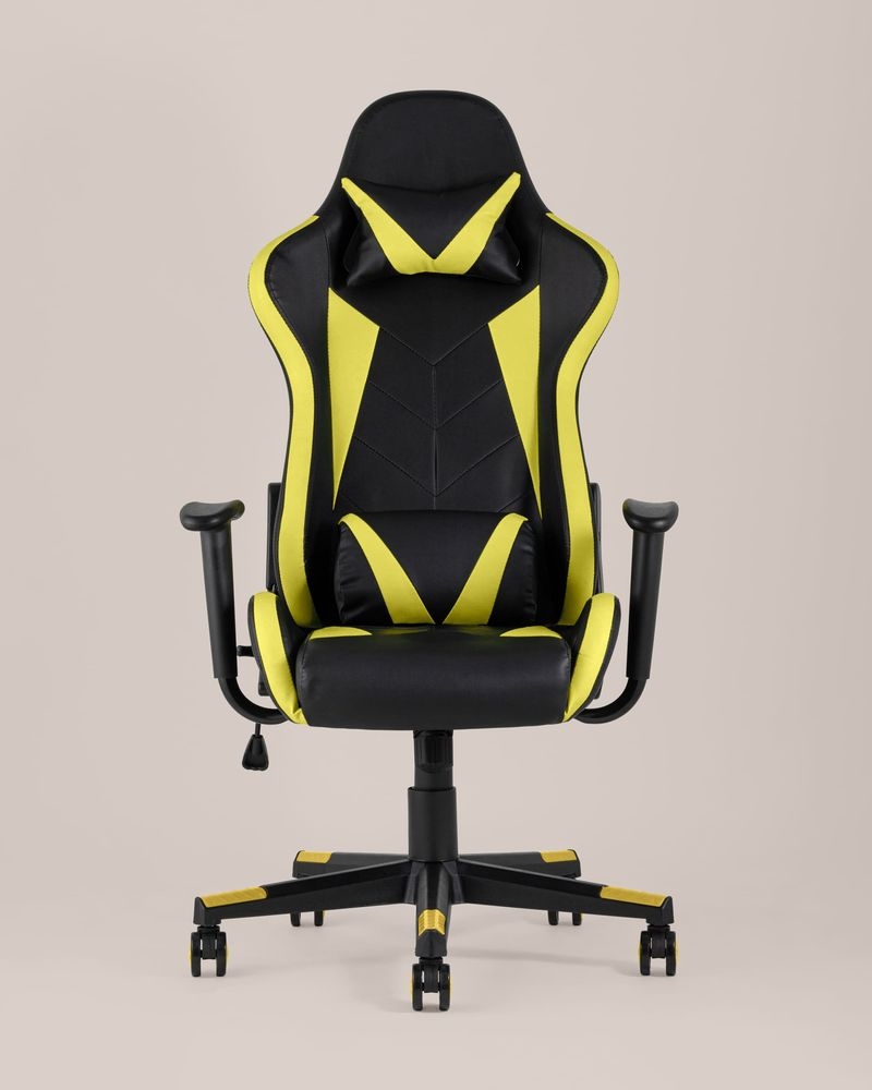 Геймерское кресло ТопЧаирс Галлардо Желтый / TopChairs Gallardo