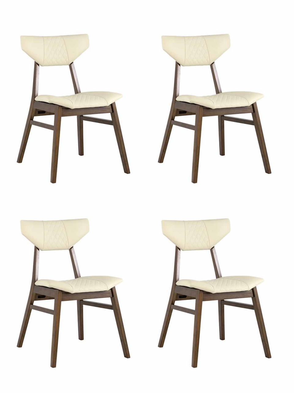 Комплект из четырех стульев TOR 4 Кремовый