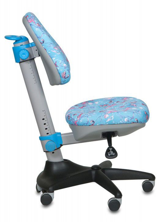 Кресло детское Бюрократ KD-2/BL/aqua
