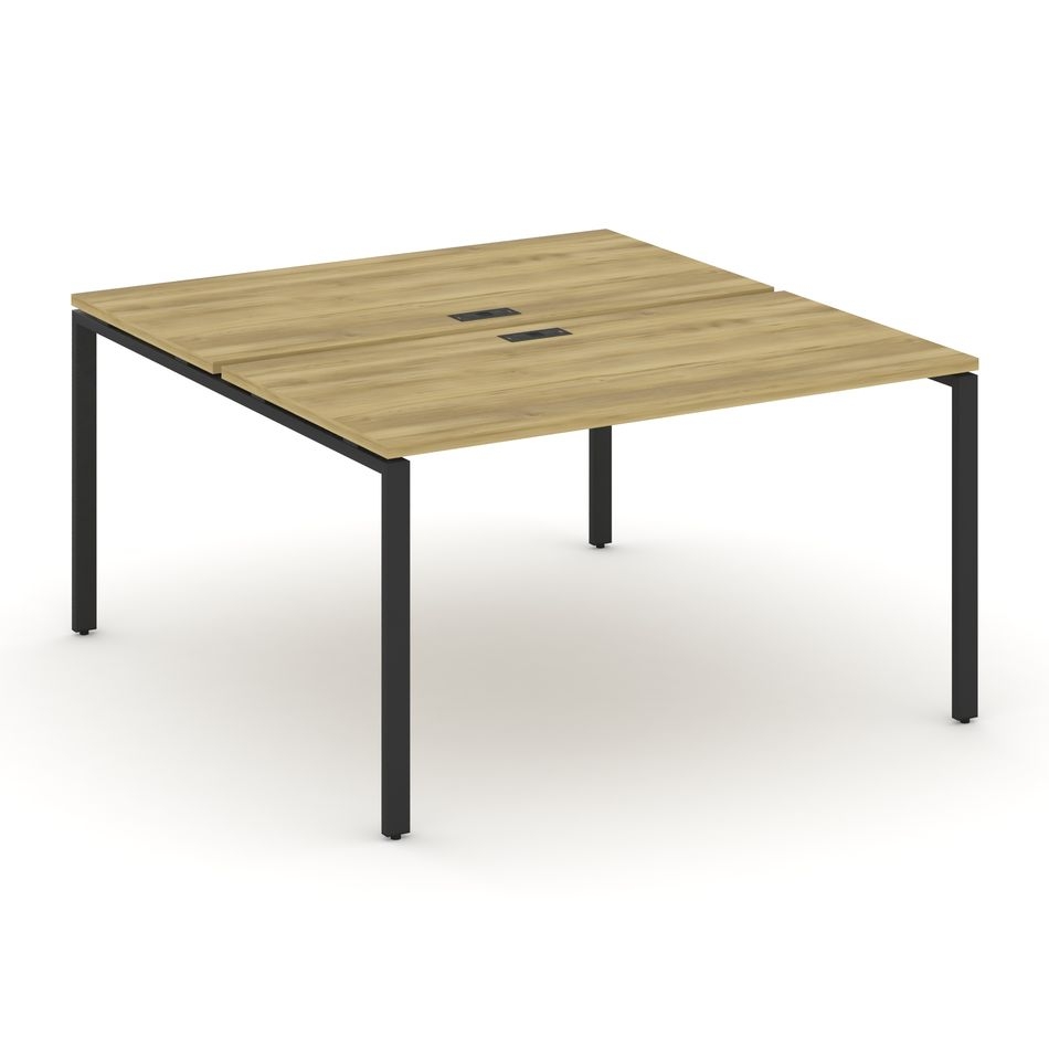 Рабочая станция двухсторонняя на 2 места CONCEPT CN.DRS-003 Дуб Винченцо Черный
