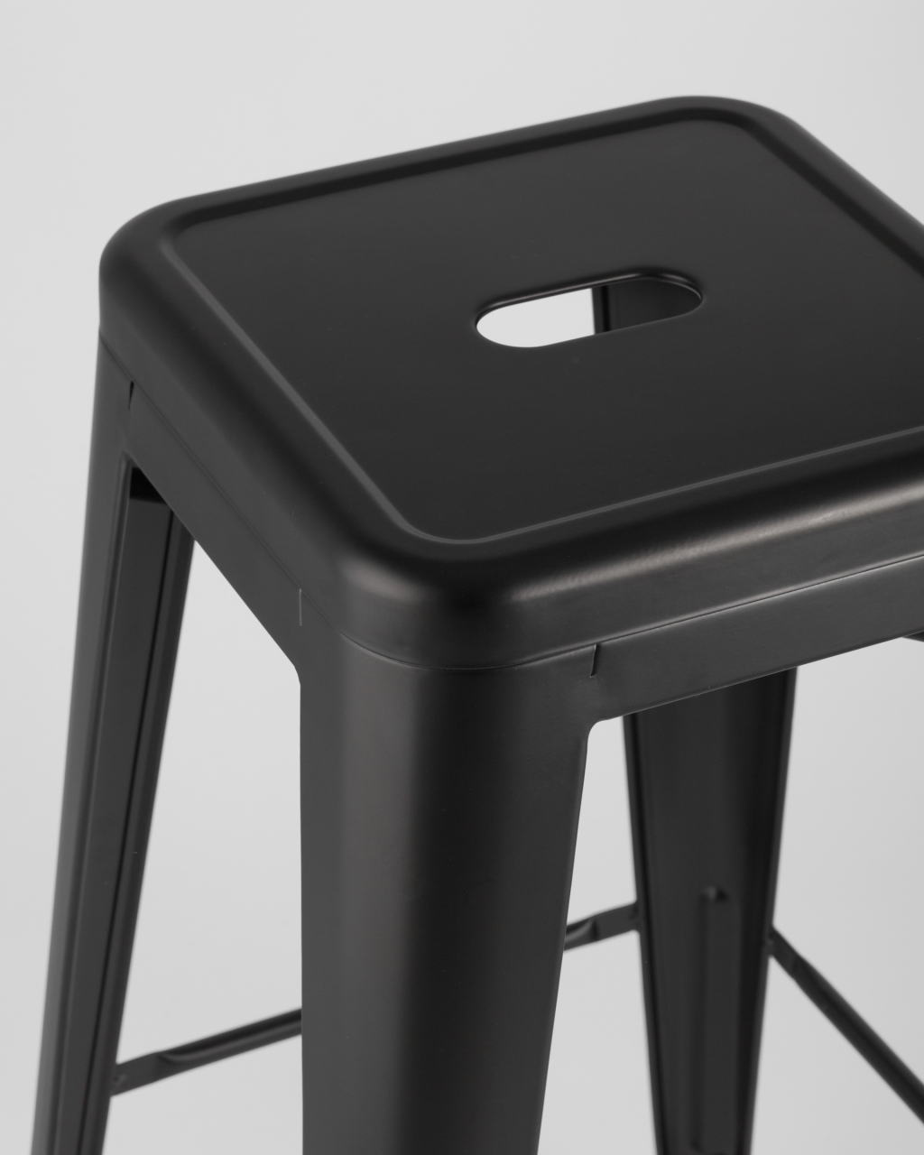 Стул барный Tolix Черный матовый