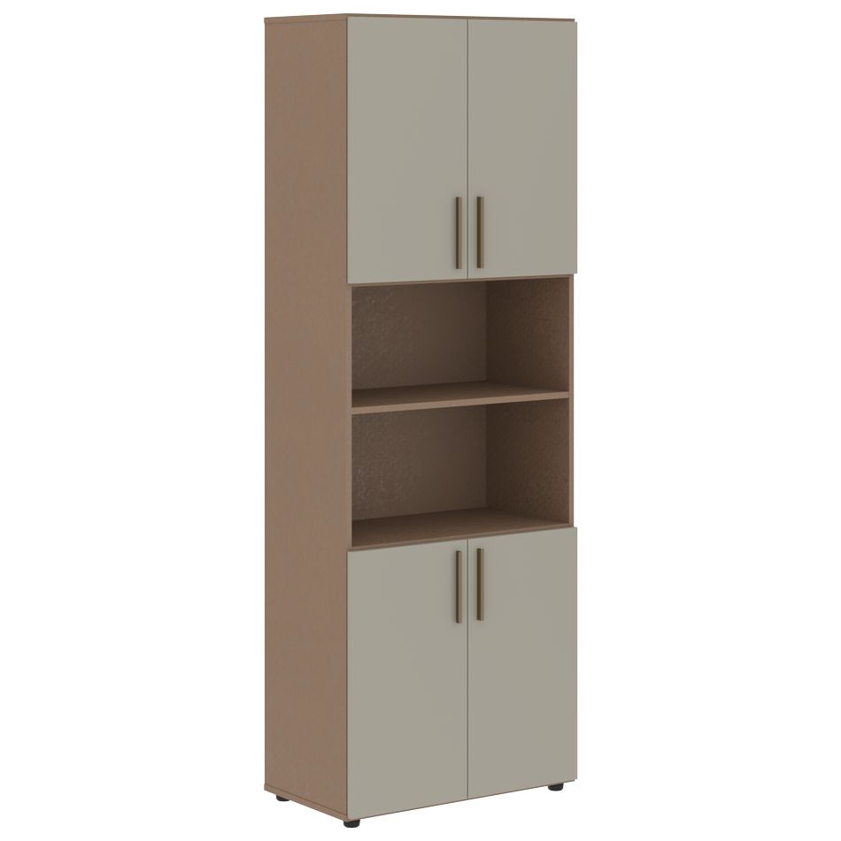 Шкаф с 2 комплектами глухих малых дверей VELION VHCS 80.4 Аметист Кобра