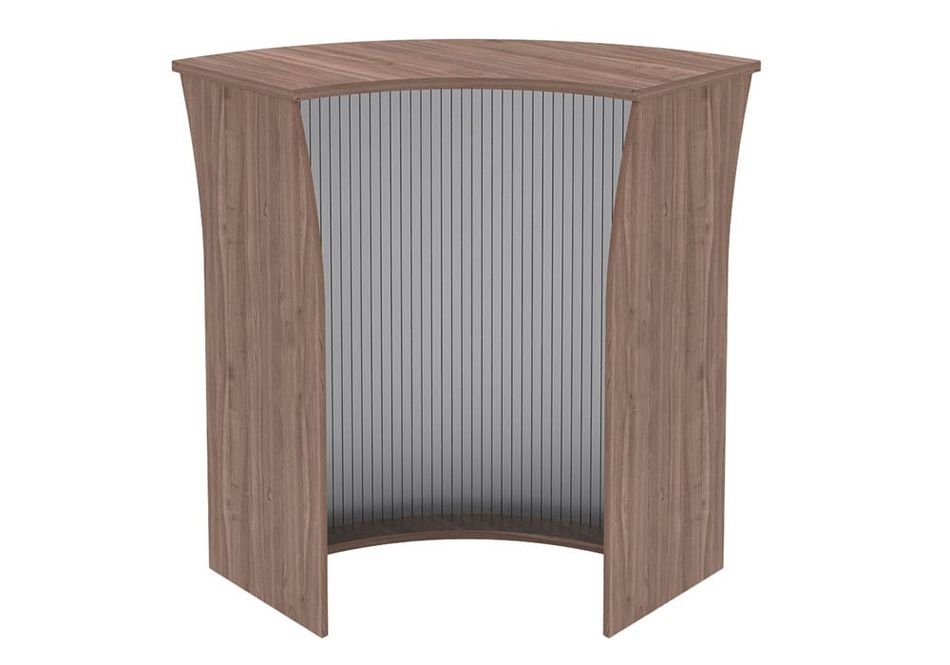 Стойка ресепшн угловая IMAGO РС-5 Ясень Шимо