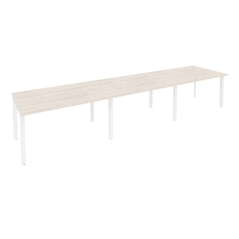 Стол переговорный (3 столешницы) ONIX O.MP-PRG-3.3 Денвер Светлый/Белый