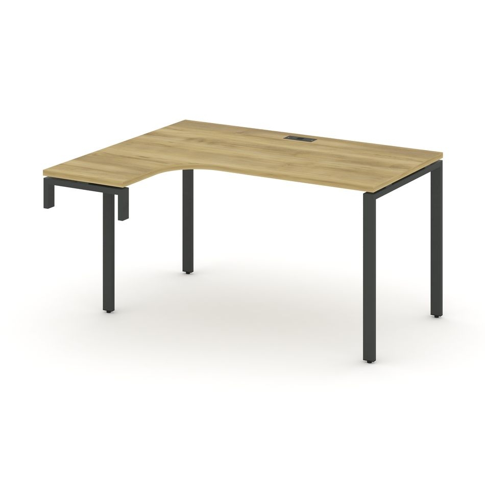 Стол-надставка на опорную тумбу (левый) CONCEPT CN.OSAN-001(L) Дуб Винченцо Антрацит