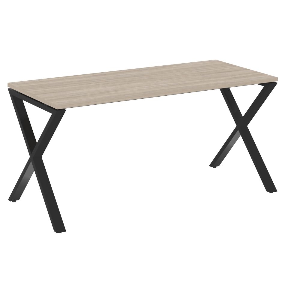 Стол рабочий LOFT VR.L-SRX-4.7 Металл черный Дуб Аттик