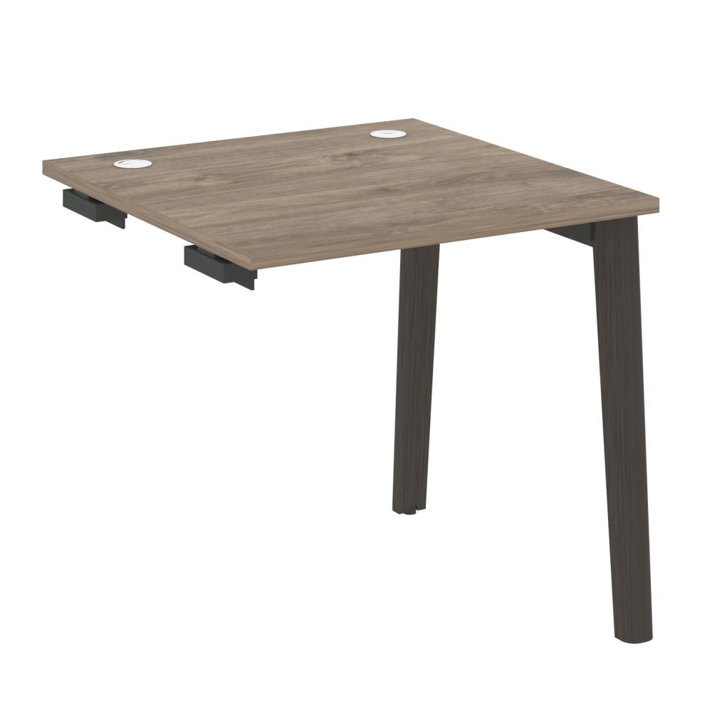 Стол-приставка с опорным элементом ONIX WOOD OW.SPR-0.8 Тиквуд Темный/Темный