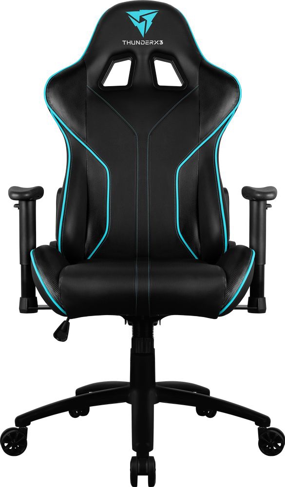 Геймерское кресло ThunderX3 RC3-BC AIR HEX Black Cyan