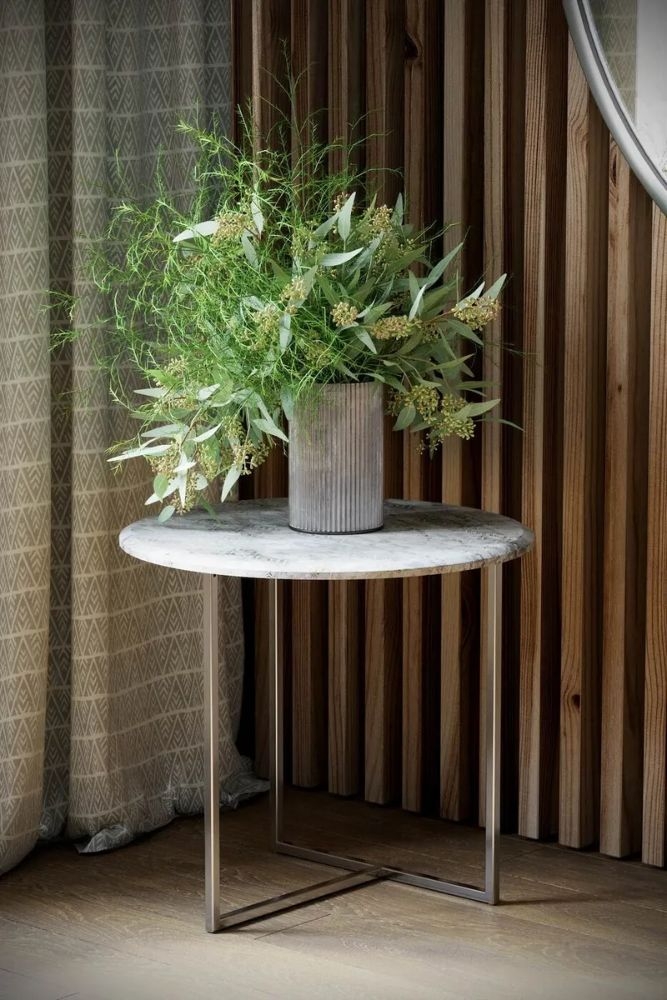 Стол журнальный Альбано Белый мрамор