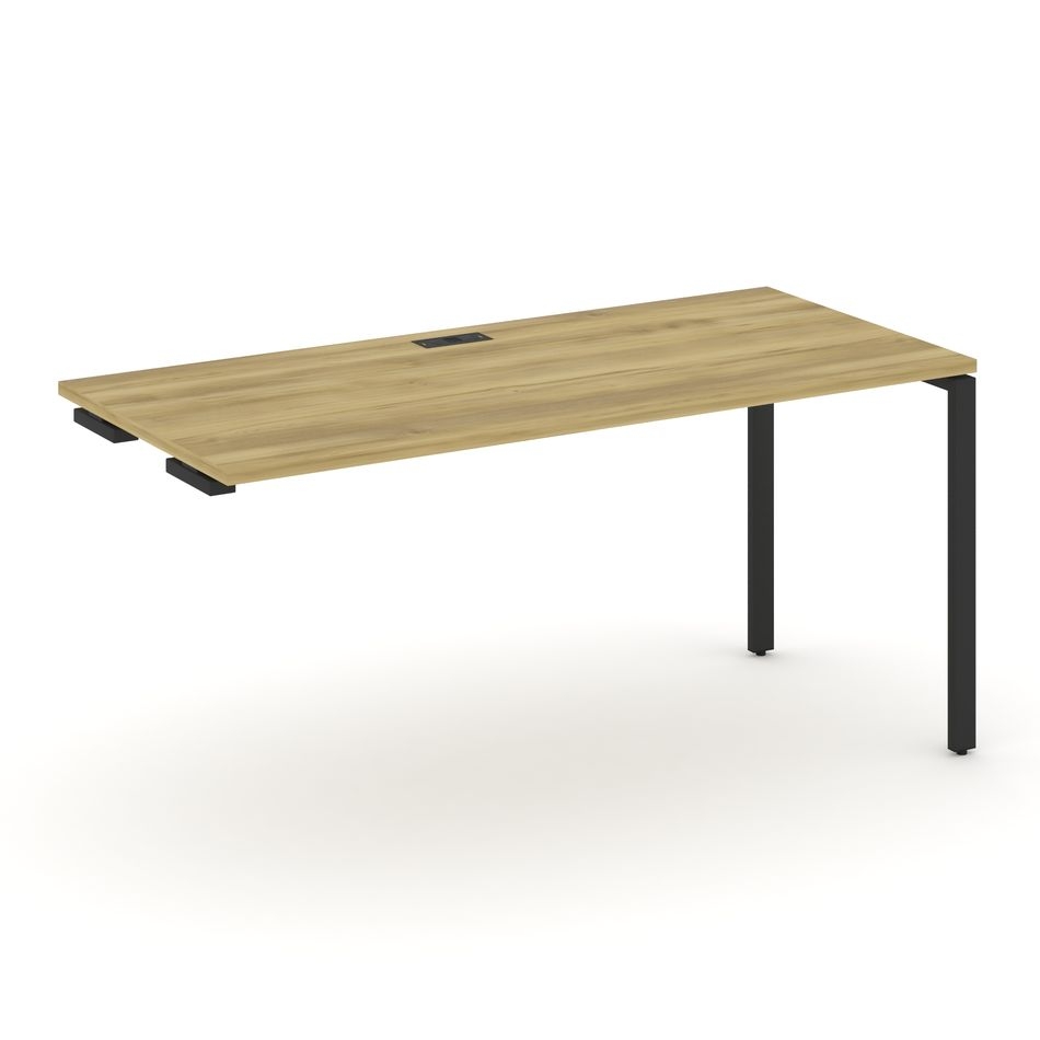 Стол приставка к опорным тумбам/шкафам CONCEPT CN.OSPR-004 Дуб Винченцо Черный