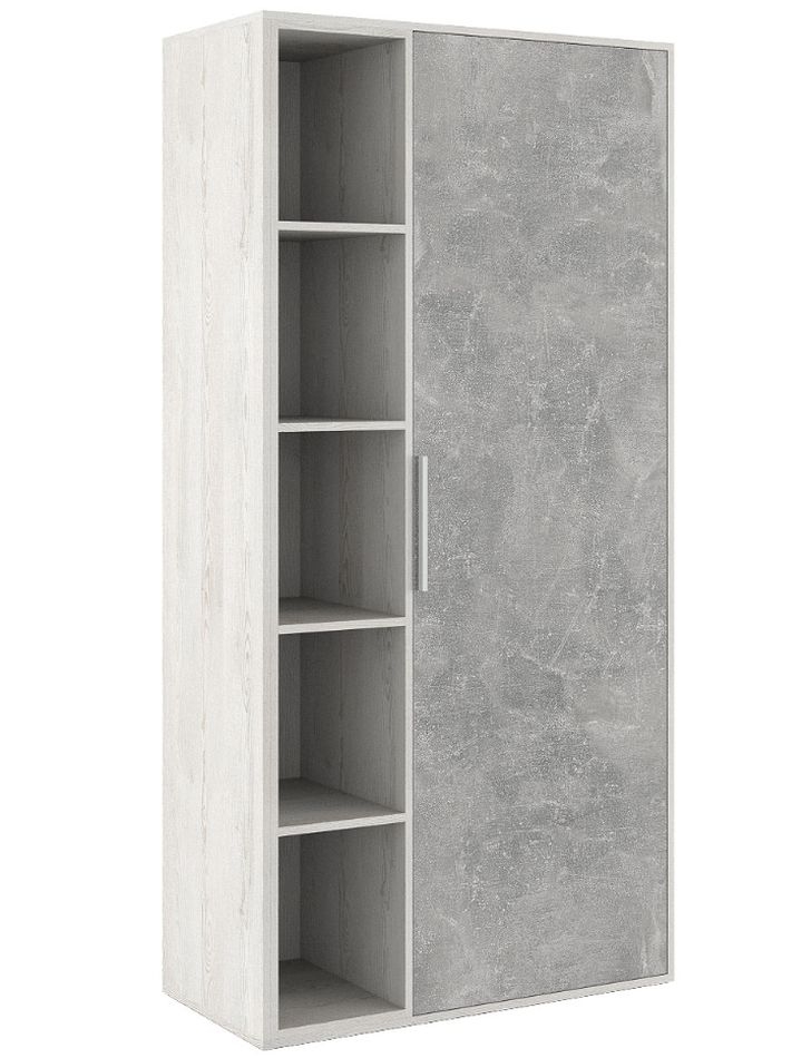 Шкаф комбинированный B-TONE BTN36150031 Сосна Бетон светлый