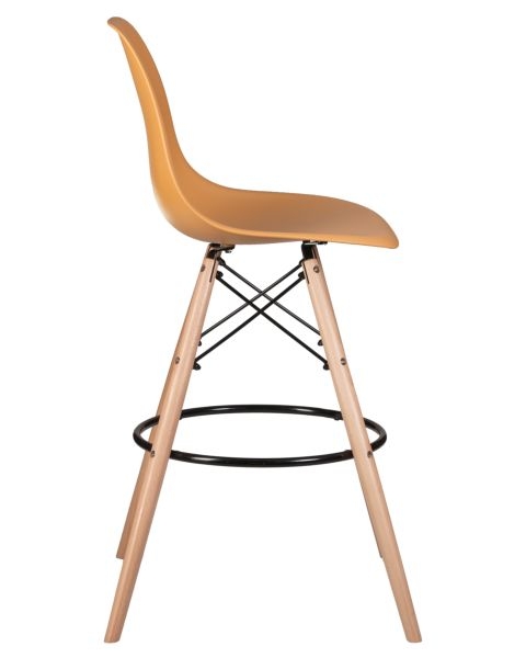 Стул барный DOBRIN DSW BAR (ножки светлый бук, цвет персиковый (NX-Y-06)) 2 шт